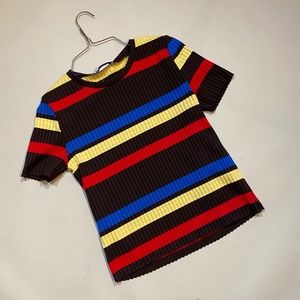 Zara Trafaluc Striped Tee Shirt